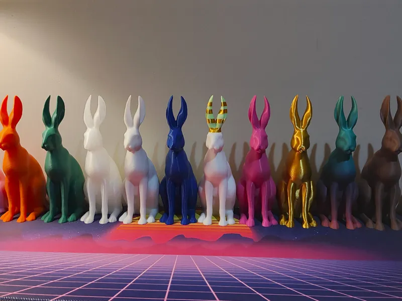 Large Standing Hare Statue