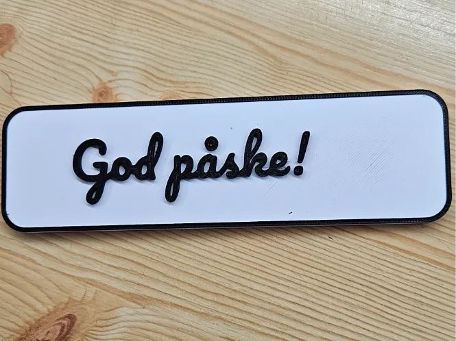 God påske! (Happy easter!) in Norwegian