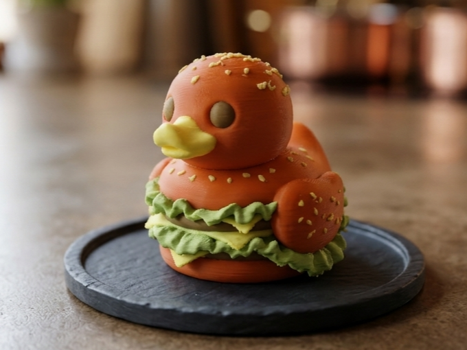 Hamburger Duck, Food Duck, Cruise Jeep Duck