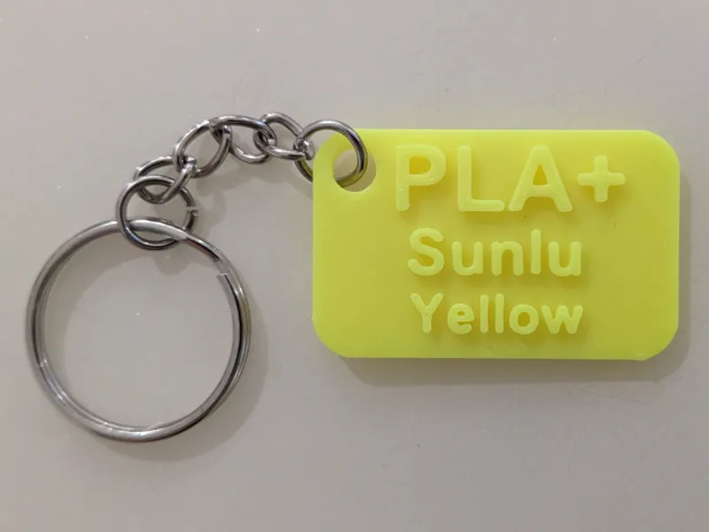Mini filament tag: print from app with full detail