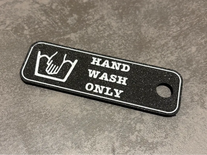 Hand Wash Only - Schlüsselanhänger