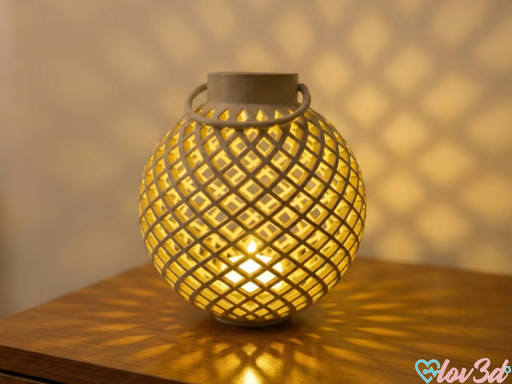 Lattice Sphere Lantern – Tealight Holder
