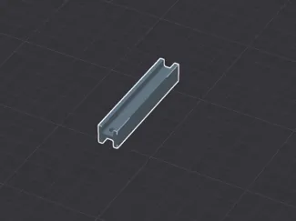 Steel Beam Keychain