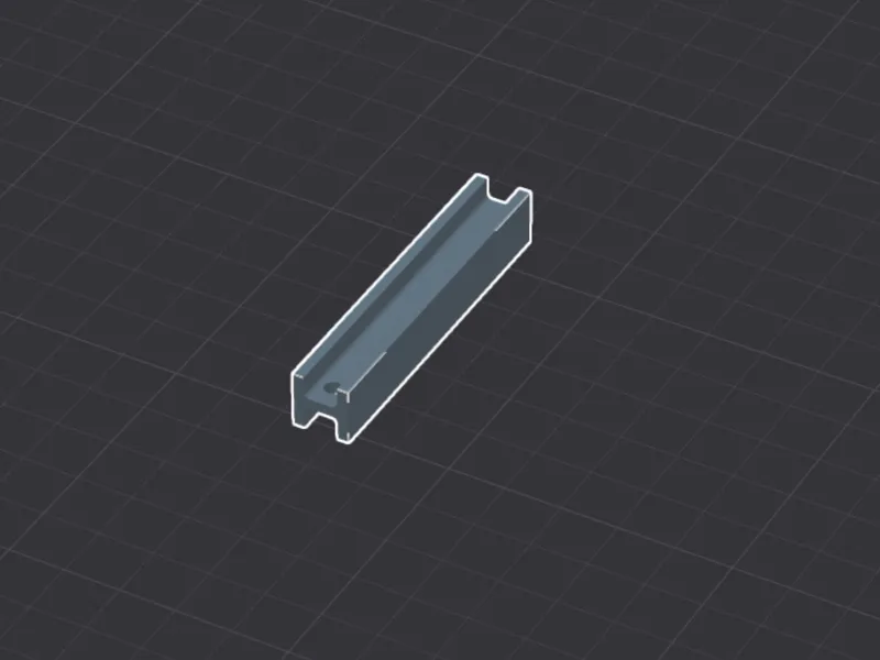 Steel Beam Keychain