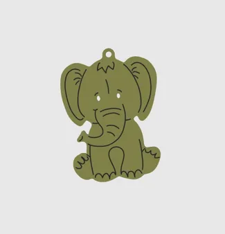 keychain elephant