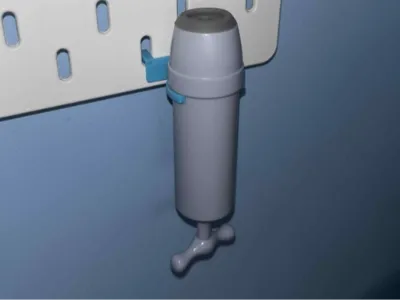 Vacuum Pump Holder for Ikea Skadis