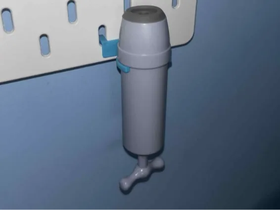 Vacuum Pump Holder for Ikea Skadis
