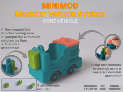 Minimod(Modular Construction System): Core vehicle