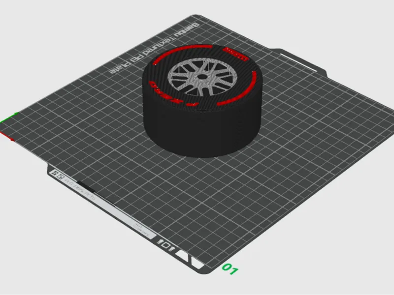 F1 Pirelli Model Tire