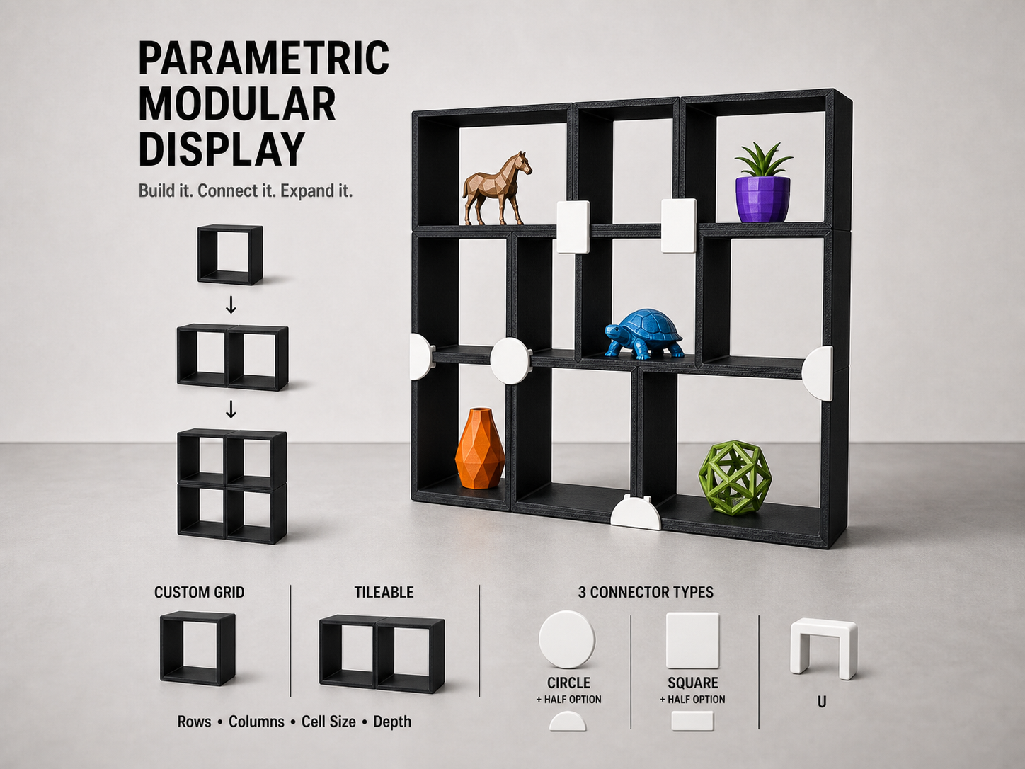 Parametric Modular Grid Display