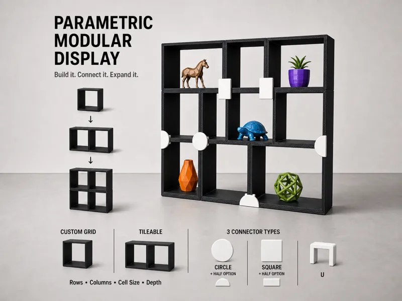 Parametric Modular Grid Display