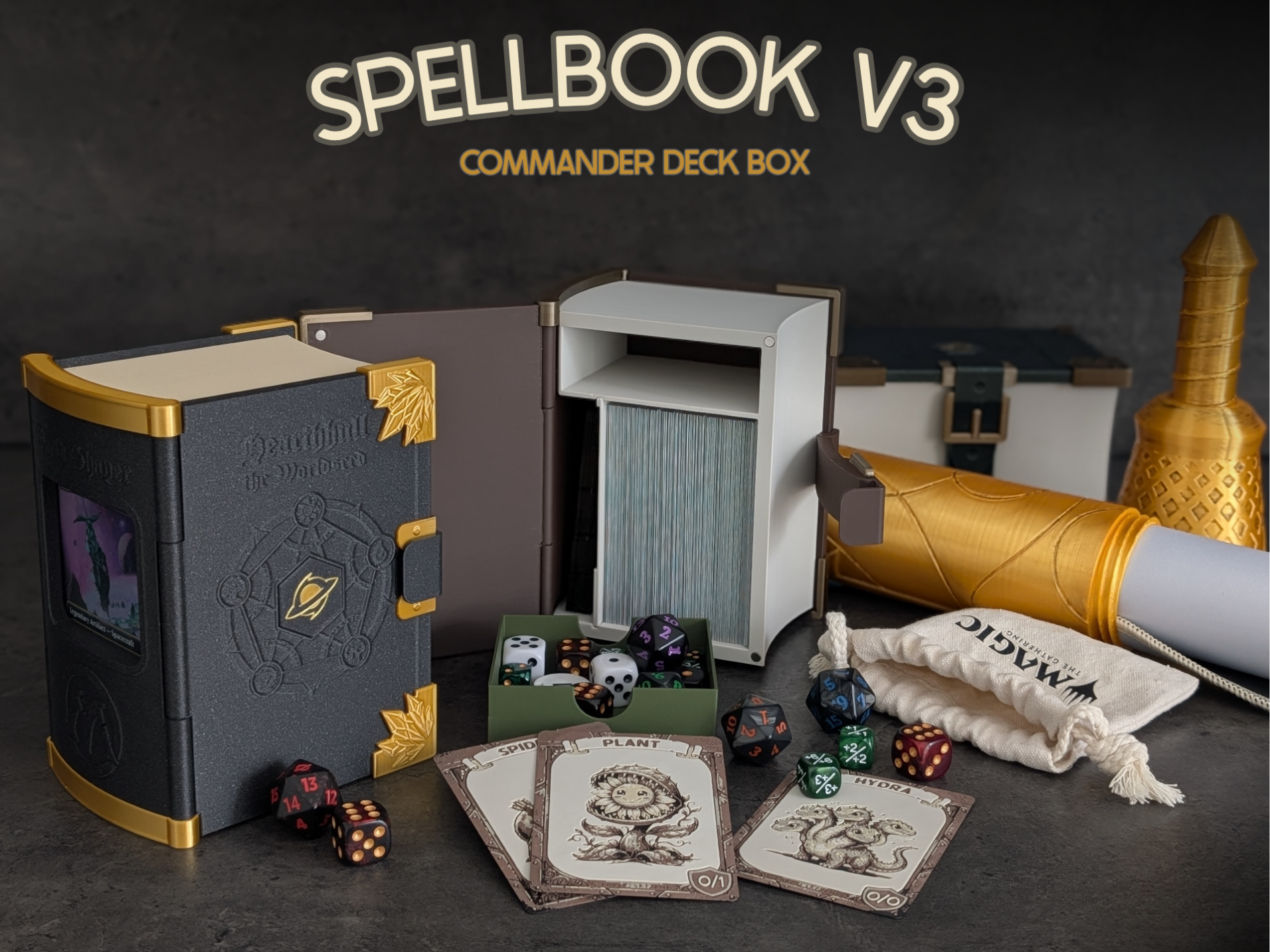 Spellbook V3 - MTG Commander deck box