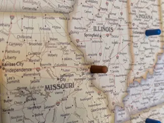Magnetic Map Pin