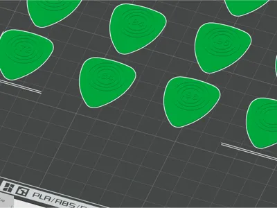 Guitar Pick - Plectrum .72mm, .84mm, .96mm, 1mm
