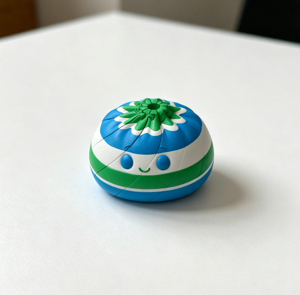 Miniatura 12 do modelo 3D Fidget Dumpling Spiral 