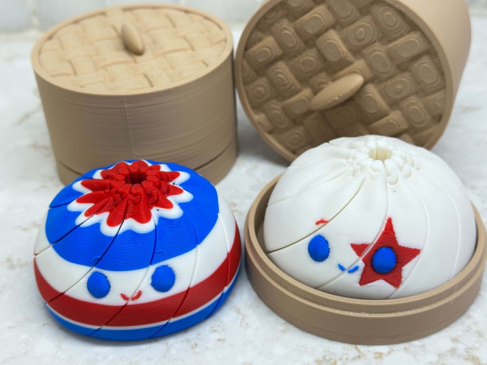 Miniatura 1 do modelo 3D Fidget Dumpling Spiral 