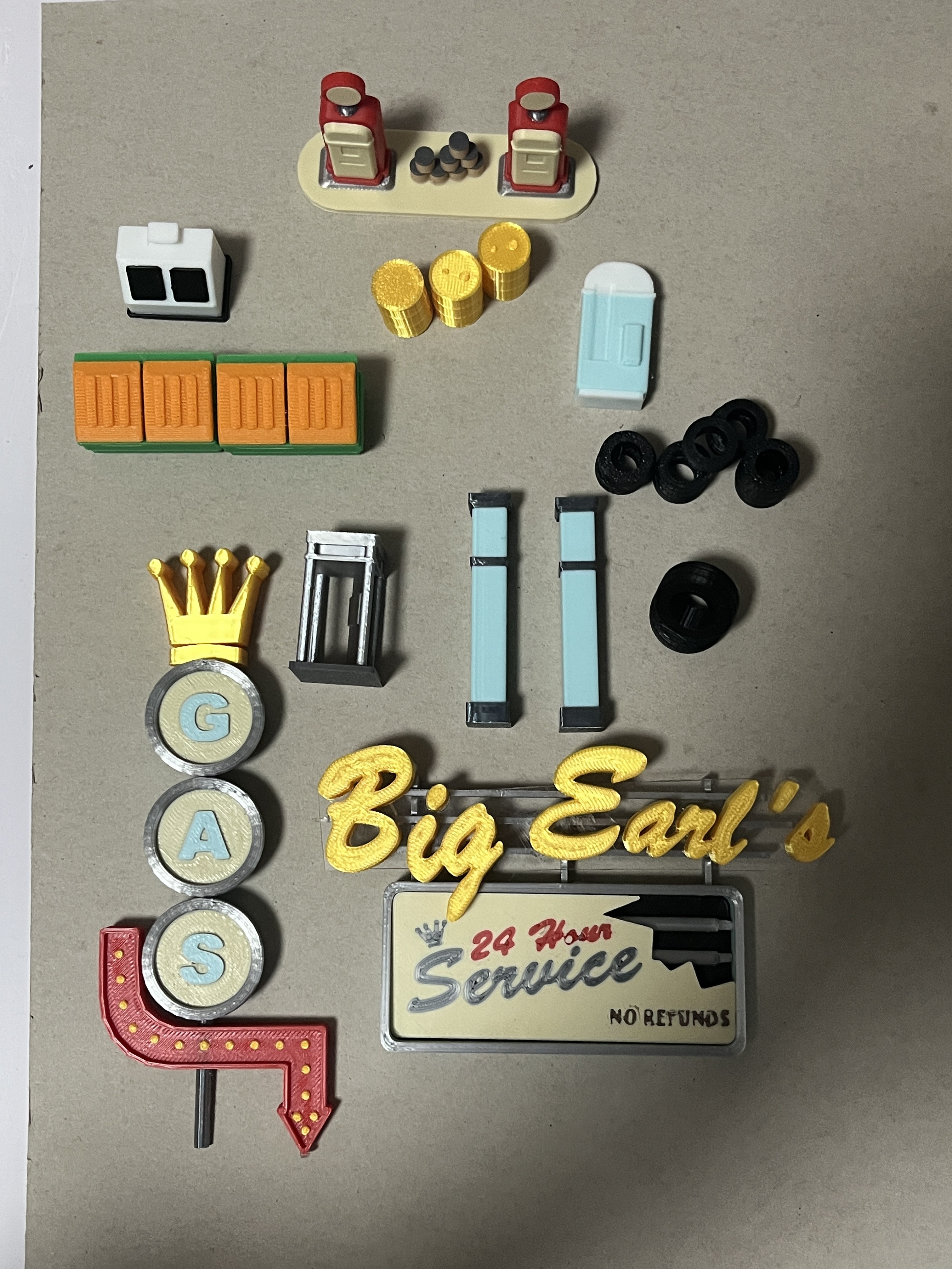 Miniatura 3 do modelo 3D Overwatch守望先锋66号公路加油站
