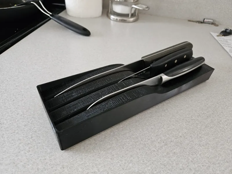 Gridfinity Compatible Knife Blocks