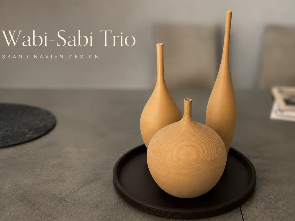 Jarrón decorativo: Wabi-Sabi Vase. Referencia del modelo original.