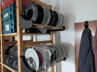 Ikea Ivar Shelf Spool Holder for Ø15 bars/tubes