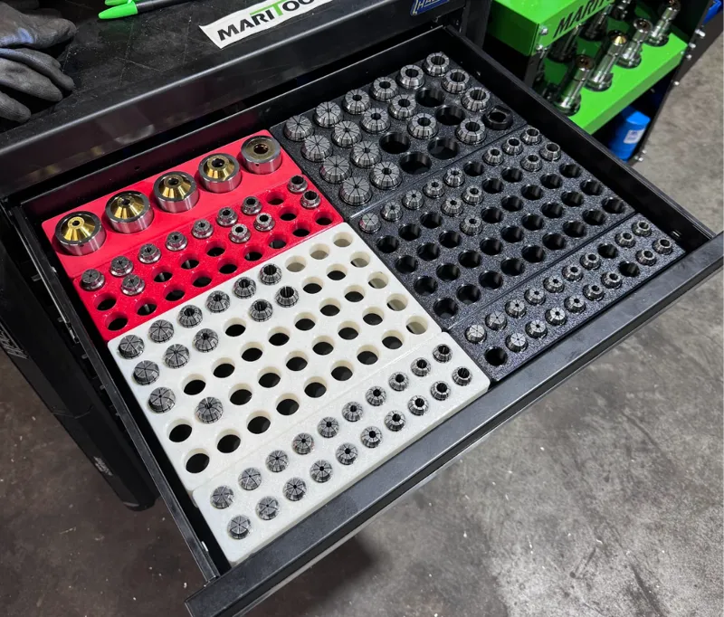Big Daishowa Mega Perfect Seal Collet Nut Racks