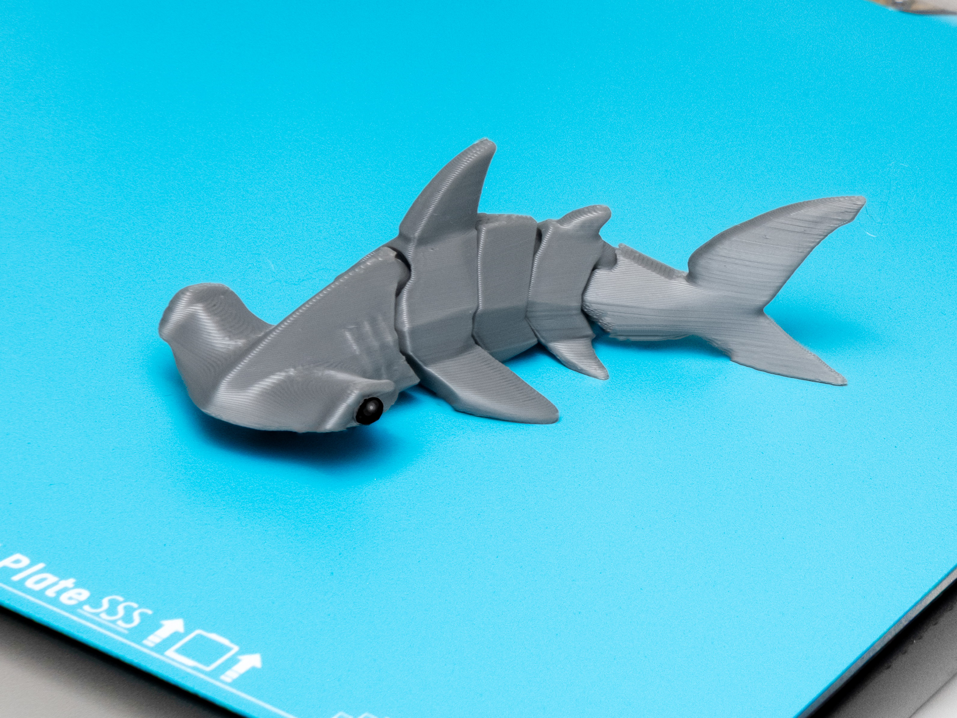 Miniatura 2 do modelo 3D Flexi Hammerhead Shark