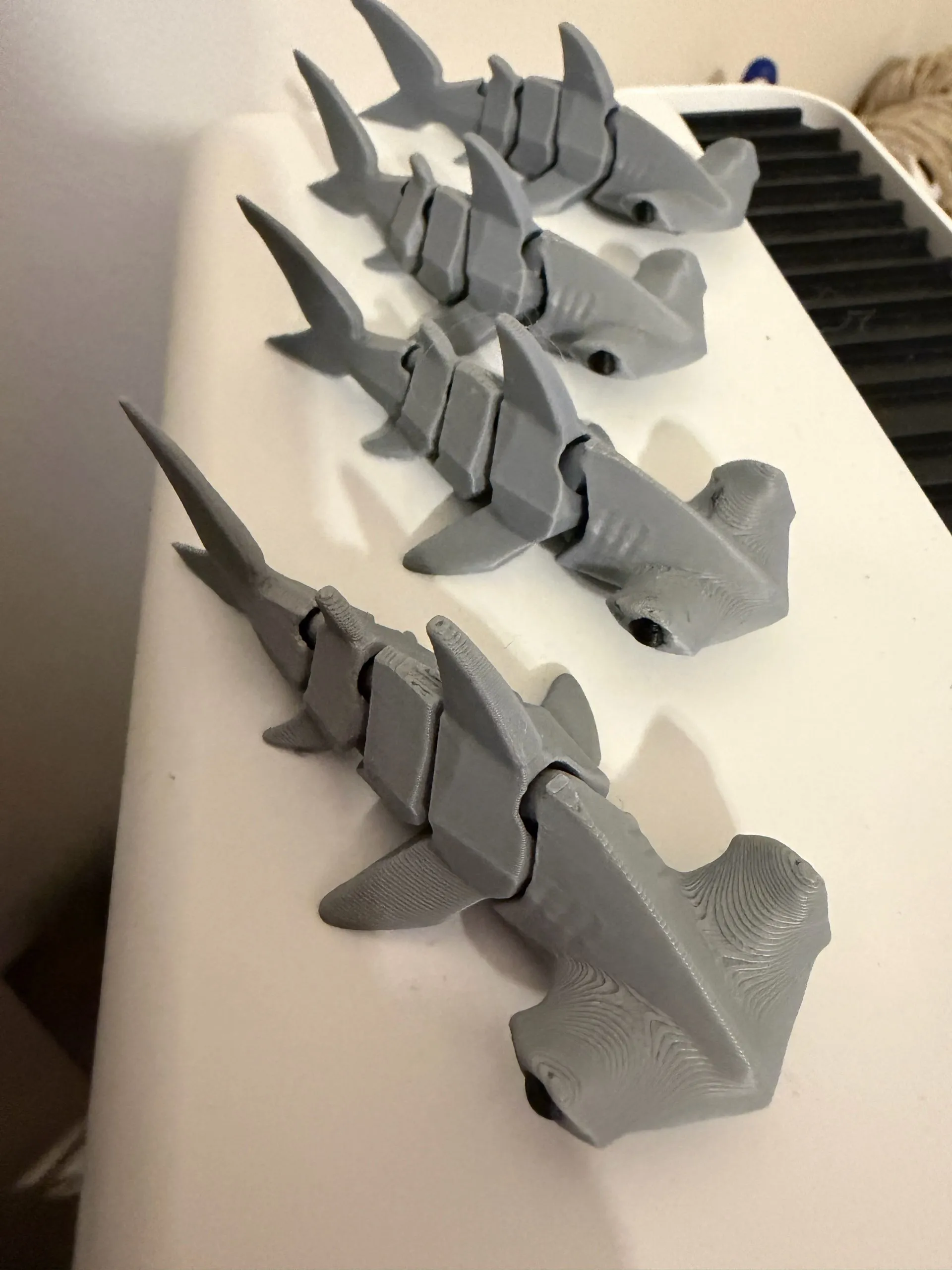 Miniatura 4 do modelo 3D Flexi Hammerhead Shark
