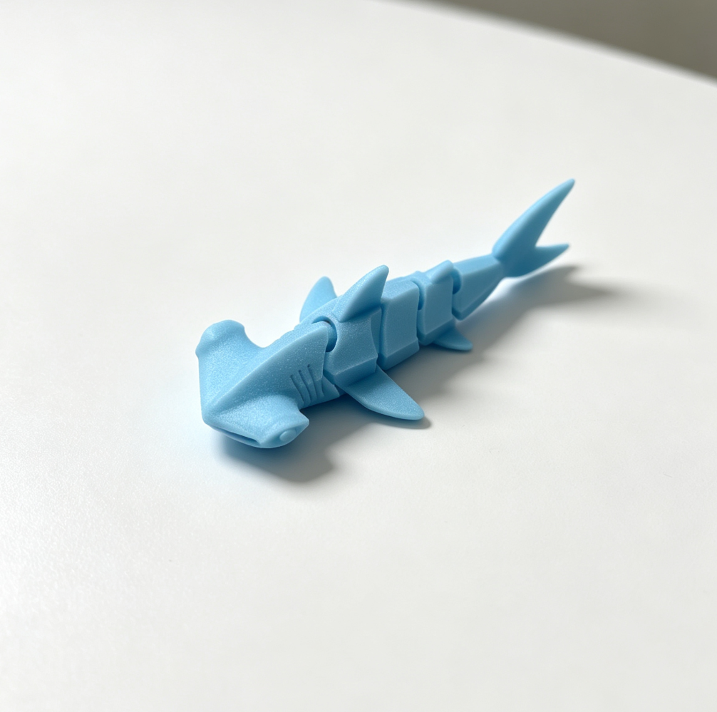 Miniatura 6 do modelo 3D Flexi Hammerhead Shark