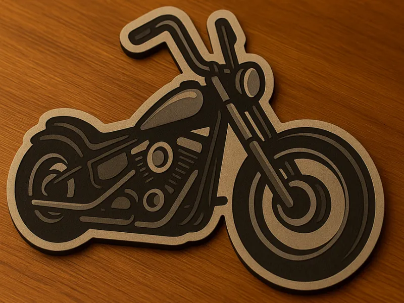 Motorbike HueForge