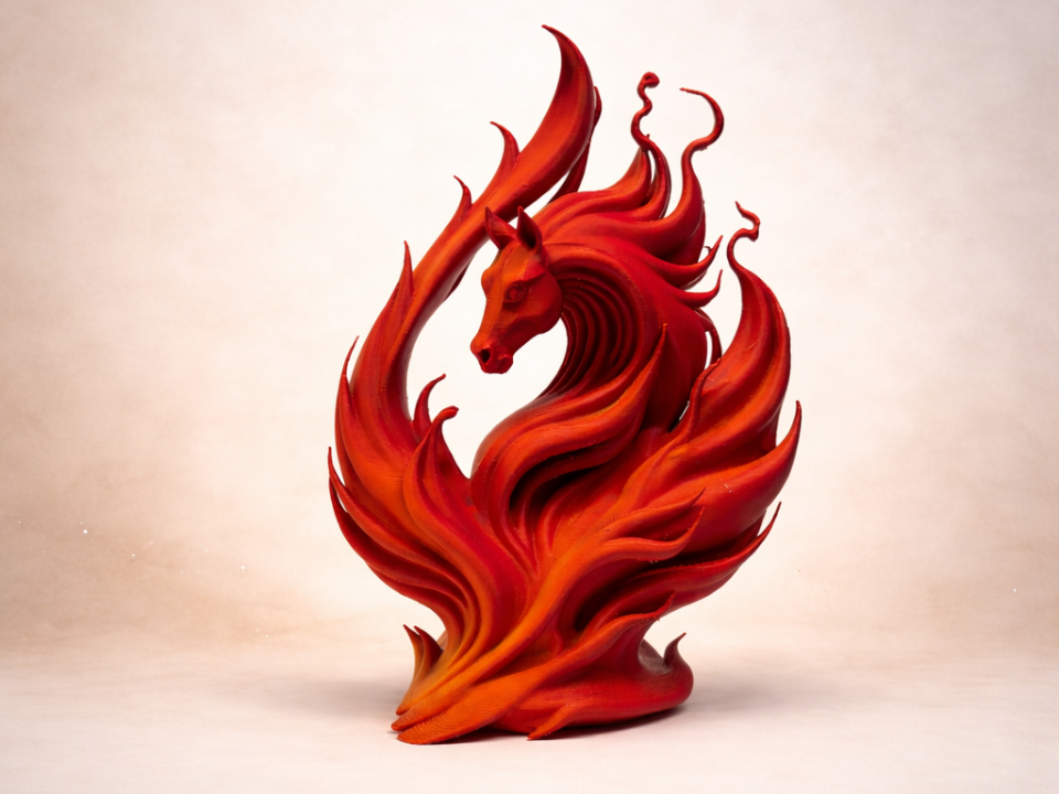 Fire Horse Symbol Sculpture