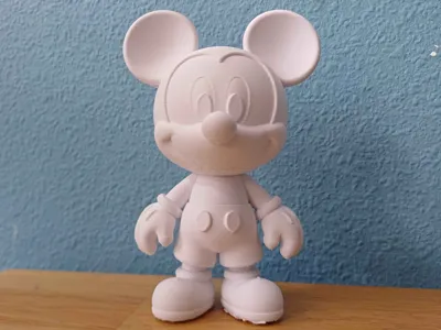 Mickey Mouse – Minimalist 3D Print Model