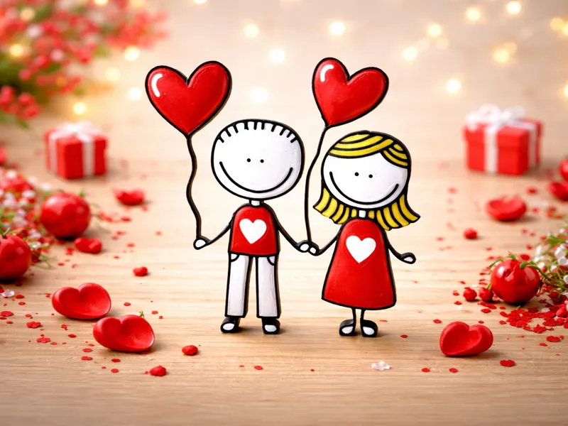 Couple in Love – Valentine’s Day Decor
