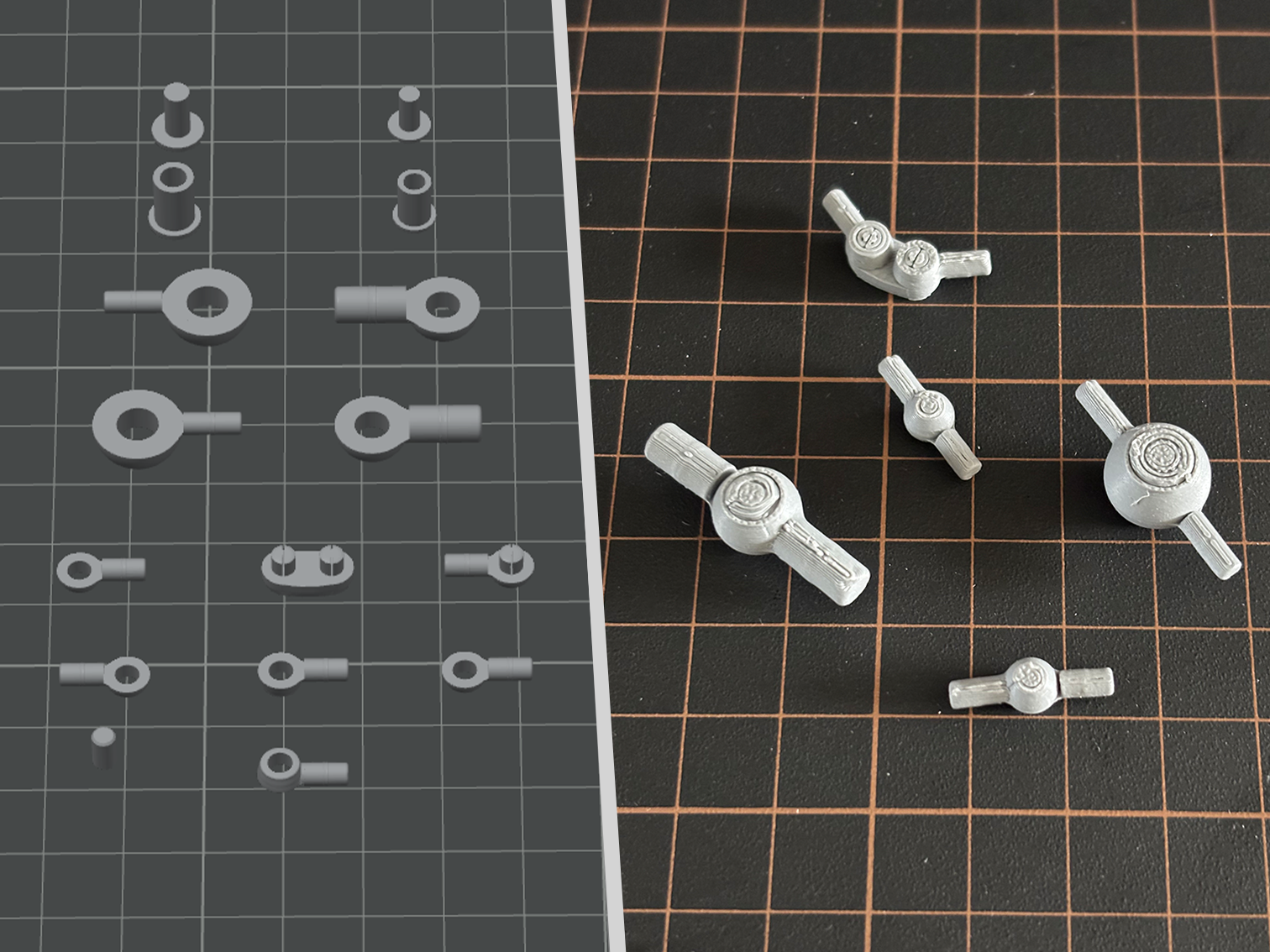 Miniatura 1 do modelo 3D 可动人偶通用球形转轮关节组 3mm+5mm孔径 
