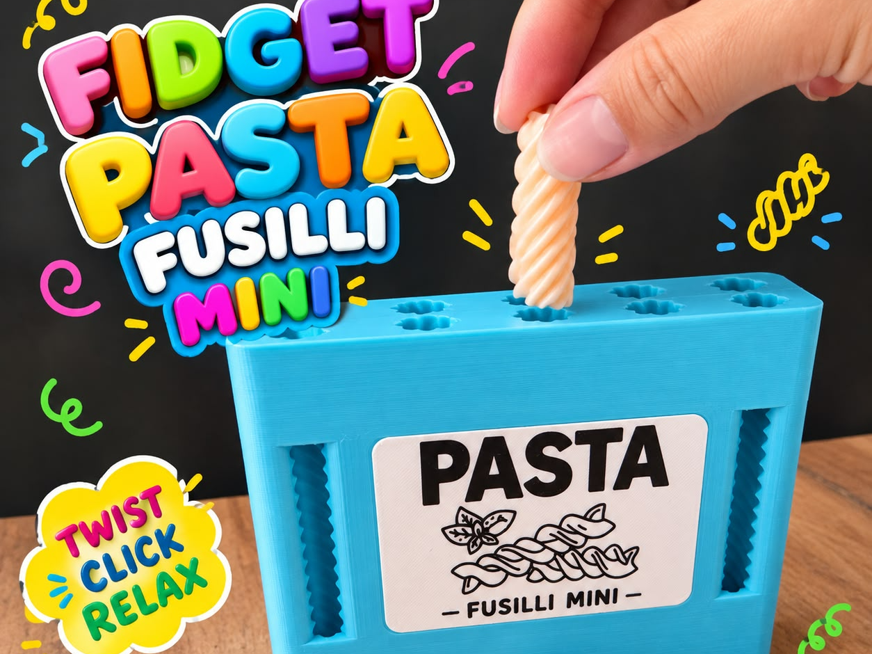 Fidget Toy Pasta Fusilli Mini - 3D printed Other Toys & Games, in stock in India