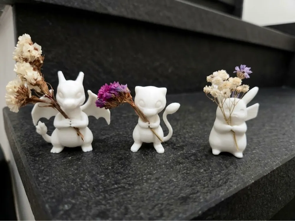 Small Flower Different Color Decorative Mini Flower Figures - Pokemon - Free 3D Print Model - MakerWorld