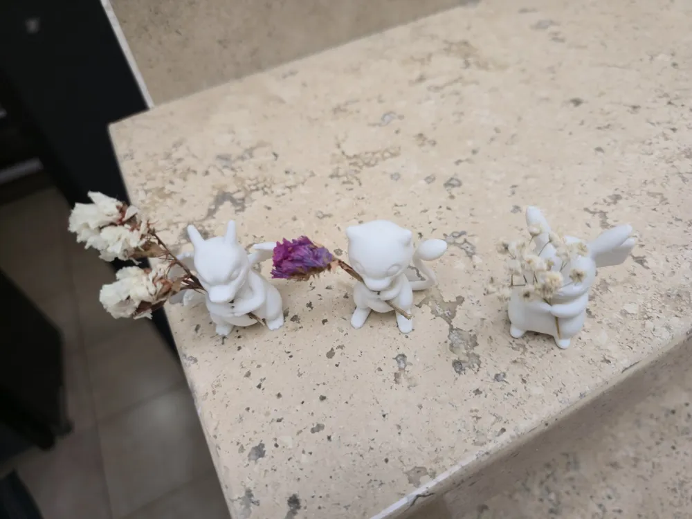 Small Flower Different Color Decorative Mini Flower Figures - Pokemon - Free 3D Print Model - MakerWorld