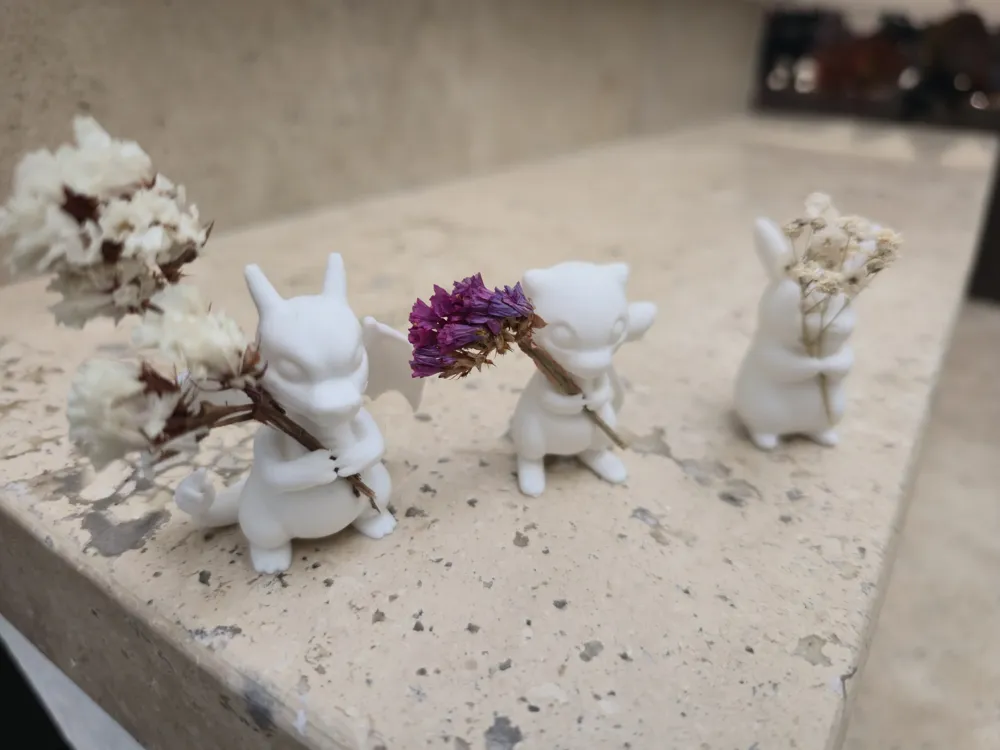 Small Flower Different Color Decorative Mini Flower Figures - Pokemon - Free 3D Print Model - MakerWorld