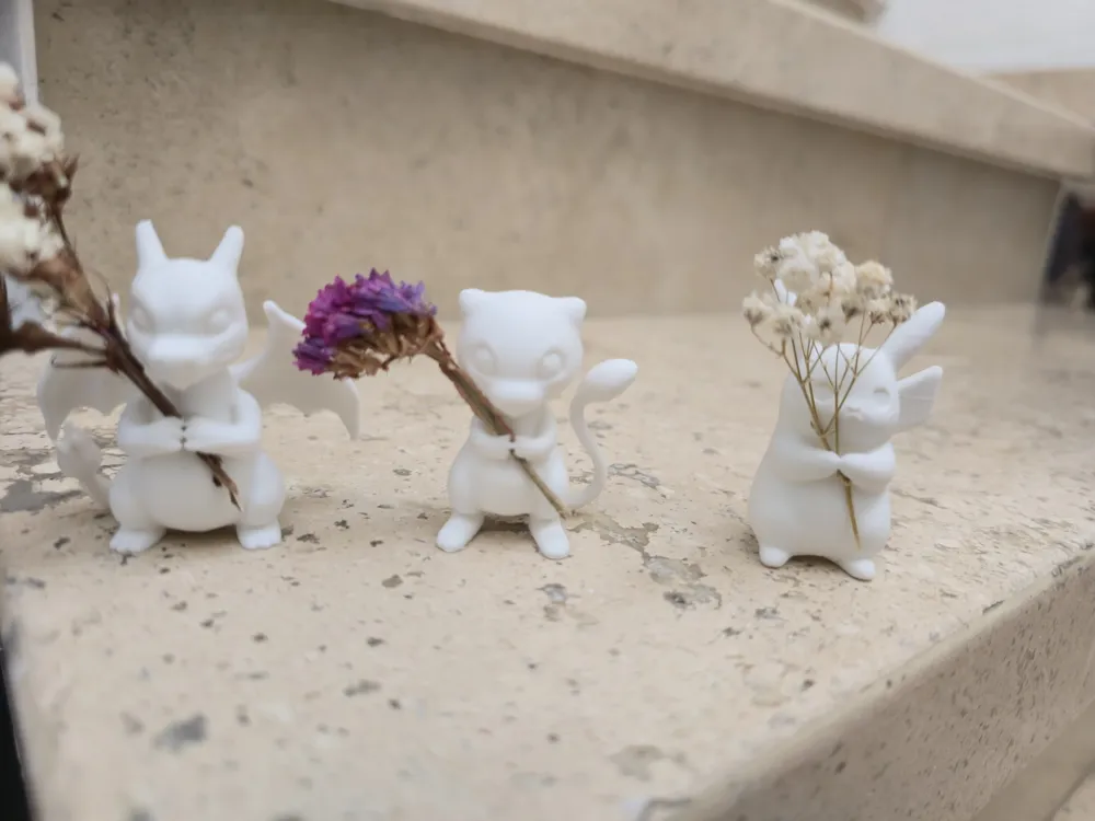 Small Flower Different Color Decorative Mini Flower Figures - Pokemon - Free 3D Print Model - MakerWorld