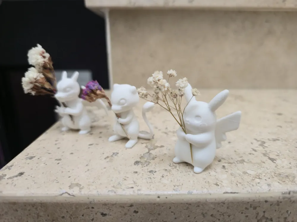Small Flower Different Color Decorative Mini Flower Figures - Pokemon - Free 3D Print Model - MakerWorld
