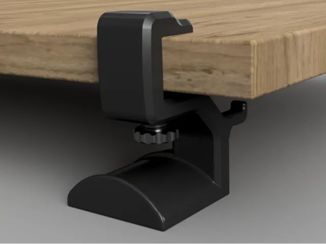 Desk Side Headphone Hanger Clamp Headset Stand