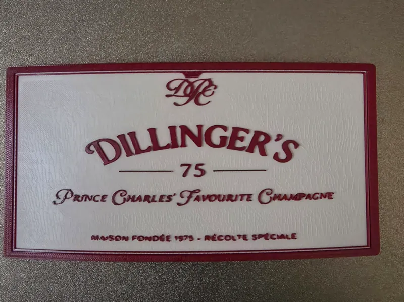Dillingers 75 Only Fools and Horses champagne