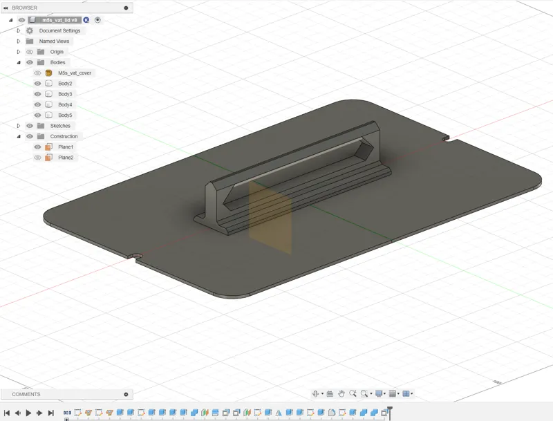 Anycubic Photon Mono M5s vat lid
