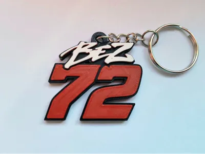 Keychain Marco Bezzecchi - Bez 72