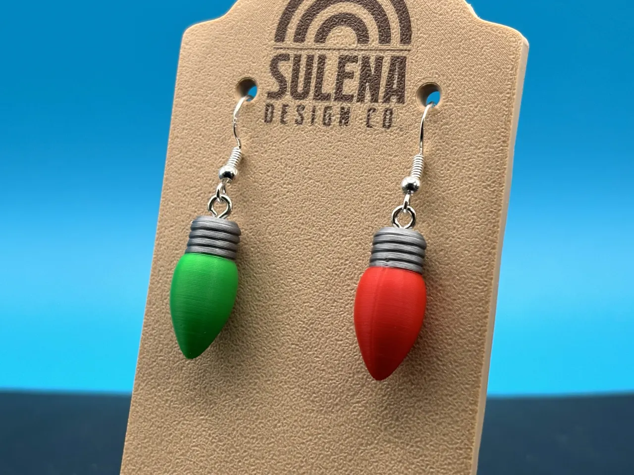 Christmas Light Dangle Earrings view 4
