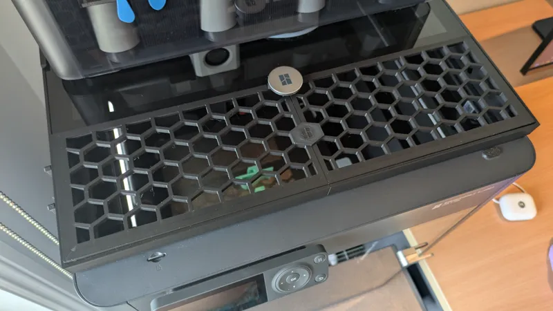 Hex Vent Cover for V3 AMS Glass Slim Riser/Slider