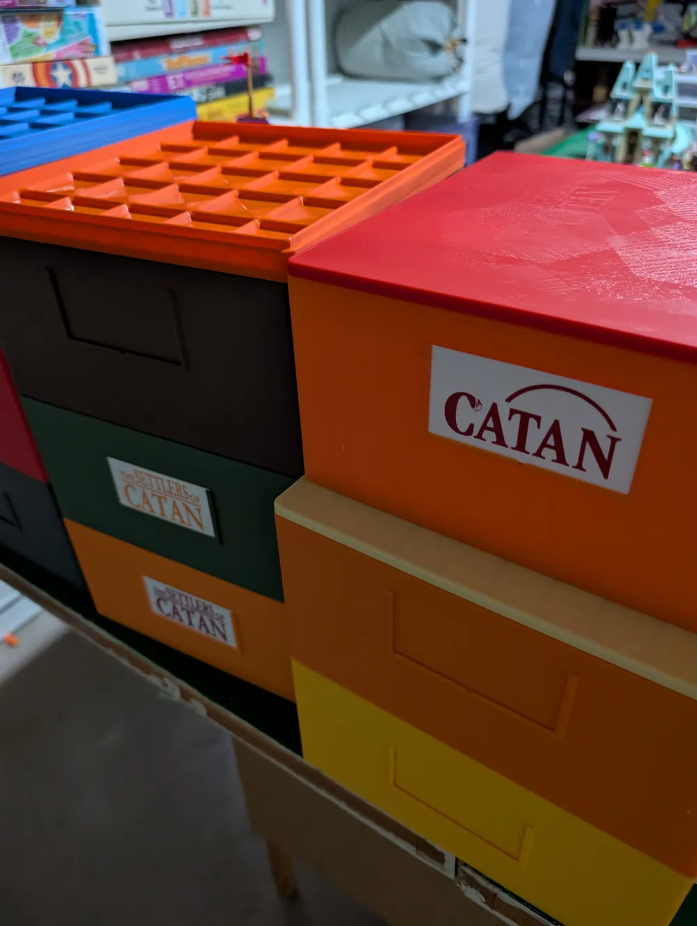 Catan box label Insert 79 x 39 Gridfinity 0.4 mm - Free 3D Print Model ...