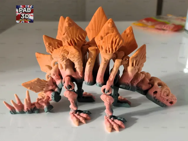 articulated flexi dinosaur