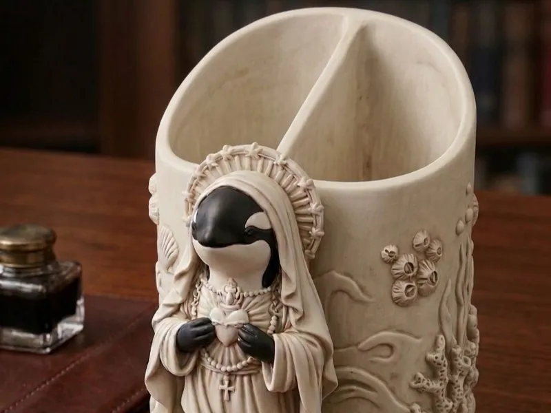 Portapenne orca madonna