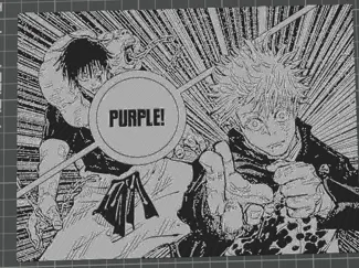 Manga Panel Jujutsu Kaisen Gojo vs Toji