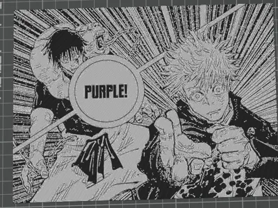 Manga Panel Jujutsu Kaisen Gojo vs Toji